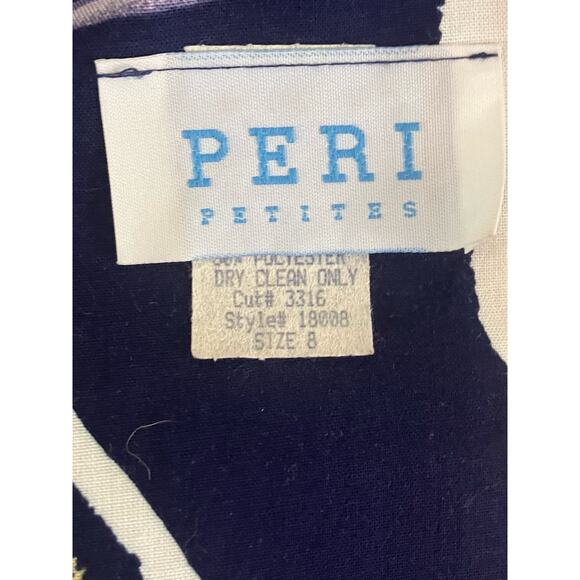 Peri Petites Women's Artsy Long Sleeve Open Front Blazer | Size 8 VINTAGE 80s - Picture 9 of 10